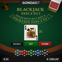 GonzaBet - Blackjack Table Game - Online Casino